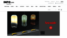 What Infolighting.com website looked like in 2020 (5 years ago)