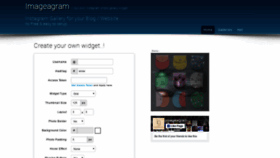 What Imageagram.com website looked like in 2020 (4 years ago)