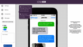 What Ios8text.com website looked like in 2020 (4 years ago)