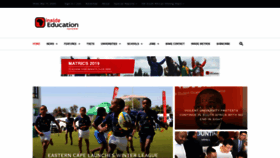 What Insideeducation.co.za website looked like in 2020 (4 years ago)