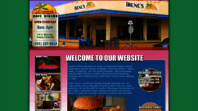 What Irenescafe.com website looked like in 2020 (4 years ago)