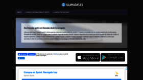 What Illamadas.es website looked like in 2020 (4 years ago)