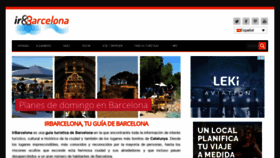 What Irbarcelona.com website looked like in 2020 (4 years ago)