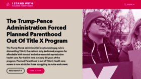 What Istandwithpp.org website looked like in 2020 (4 years ago)