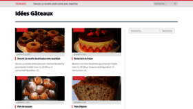 What Idees-gateaux.com website looked like in 2020 (4 years ago)