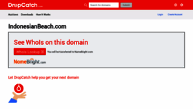 What Indonesianbeach.com website looked like in 2020 (4 years ago)