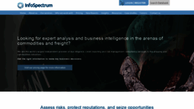 What Infospectrum.net website looked like in 2020 (4 years ago)
