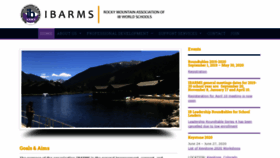 What Ibarms.org website looked like in 2020 (4 years ago)