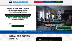 What Instituteofwebdesign.com website looked like in 2020 (4 years ago)