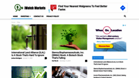 What Iwatchmarkets.com website looked like in 2020 (4 years ago)