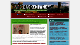 What Info-baskenland.de website looked like in 2020 (4 years ago)