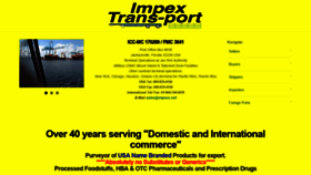 What Impexx.net website looked like in 2020 (4 years ago)