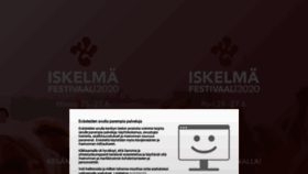 What Iskelmafestivaali.fi website looked like in 2020 (4 years ago)