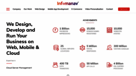 What Infomanav.com website looked like in 2020 (4 years ago)