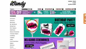 What Icandywrap.com website looked like in 2020 (4 years ago)