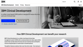 What Ibmclinicaldevelopment.com website looked like in 2020 (4 years ago)