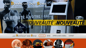 What Institut-aubonheurdessens.com website looked like in 2020 (4 years ago)