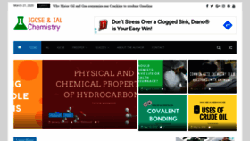 What Igcseandialchemistry.com website looked like in 2020 (4 years ago)