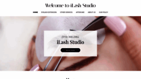 What Ilashstudiosf.com website looked like in 2020 (4 years ago)