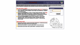 What Isaps.pl website looked like in 2020 (4 years ago)