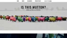 What Isthismutton.com website looked like in 2020 (4 years ago)