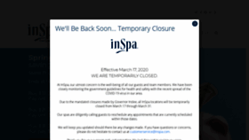 What Inspa.com website looked like in 2020 (4 years ago)