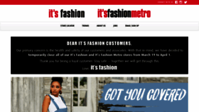 What Itsfashions.com website looked like in 2020 (4 years ago)