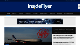 What Insideflyer.dk website looked like in 2020 (4 years ago)