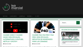 What Isamarcial.com.mx website looked like in 2020 (4 years ago)