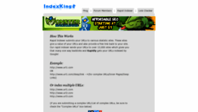 What Indexkings.com website looked like in 2020 (4 years ago)