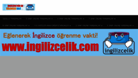 What Ingilizcelik.com website looked like in 2020 (4 years ago)
