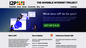 What I2p2.de website looked like in 2020 (4 years ago)