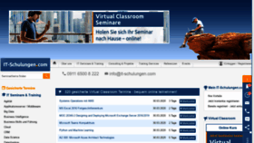 What It-schulungen.com website looked like in 2020 (4 years ago)