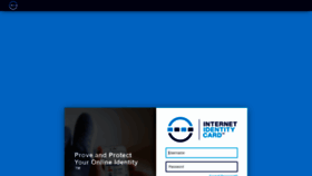 What Internetidentitycard.com website looked like in 2020 (4 years ago)
