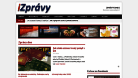 What Izpravydnes.cz website looked like in 2020 (4 years ago)