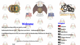 What Indianalegionriders.org website looked like in 2020 (4 years ago)