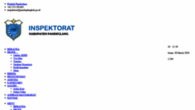 What Inspektorat.pandeglangkab.go.id website looked like in 2020 (4 years ago)
