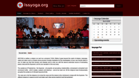 What Issyoga.org website looked like in 2020 (4 years ago)