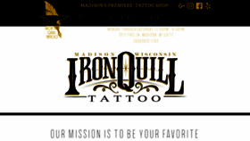 What Ironquilltattoo.com website looked like in 2020 (4 years ago)