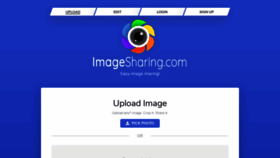 What Imagesharing.com website looked like in 2020 (4 years ago)