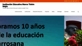 What Iemarcotobon.edu.co website looked like in 2020 (4 years ago)