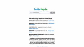 What Indiamapia.com website looked like in 2020 (4 years ago)