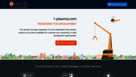 What I-plasma.com website looked like in 2020 (4 years ago)