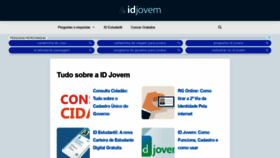 What Idjovem.com website looked like in 2020 (4 years ago)