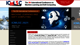 What Icmlsc.org website looked like in 2020 (4 years ago)