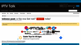 What Iptvtalk.net website looked like in 2020 (4 years ago)