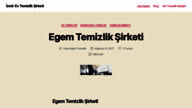 What Izmirevtemizliksirketi.com website looked like in 2020 (4 years ago)