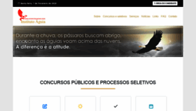 What Institutoaguia.org.br website looked like in 2020 (4 years ago)