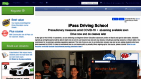 What Ipassdriving.ca website looked like in 2020 (5 years ago)