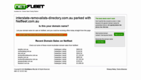 What Interstate-removalists-directory.com.au website looked like in 2020 (4 years ago)